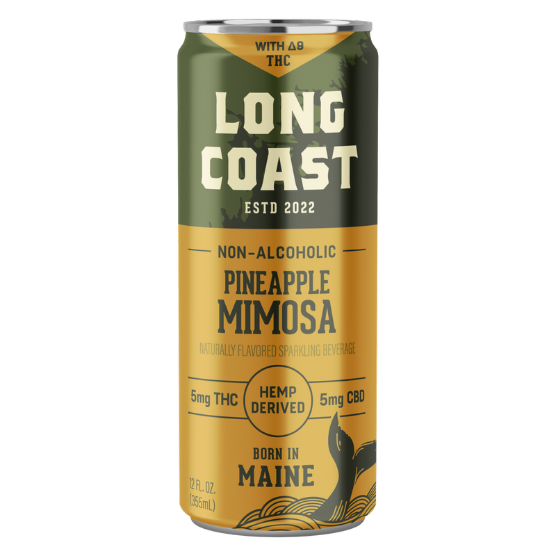 Long Coast THC 5mg Pineapple Mimosa Cocktail 4pk 12oz Can