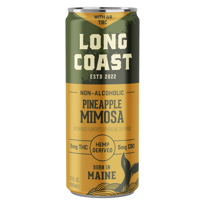 Long Coast THC 5mg Pineapple Mimosa Cocktail 4pk 12oz Can