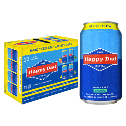Happy Dad Hard Tea Variety Pack 12pk 12oz Can