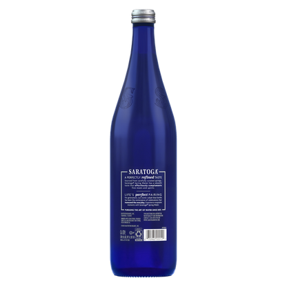 Saratoga Springs Still Spring Water 28oz Glass Bottle