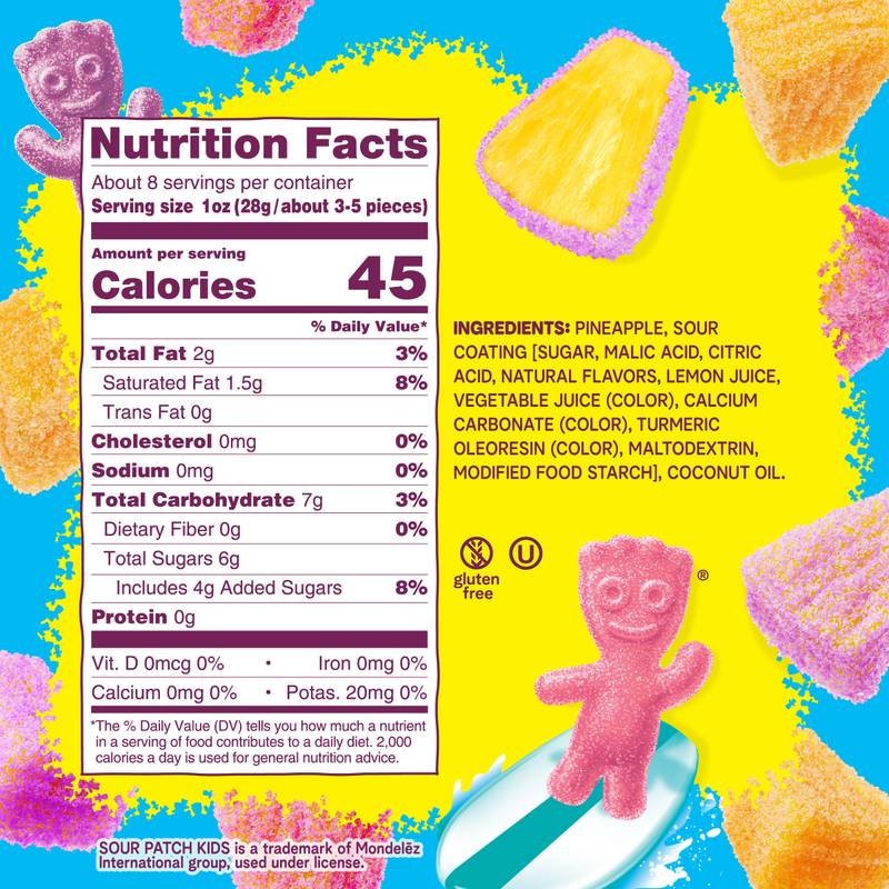 Fruit Riot Frozen Tropical Sour Patch Pineapple 8oz