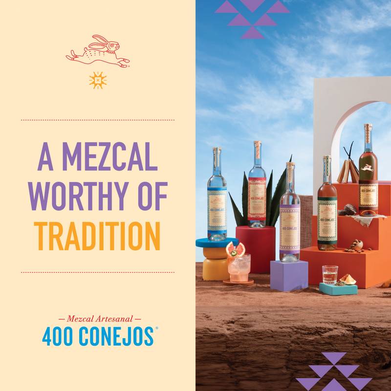 400 Conejos Tobala Mezcal Joven 750ml (80 Proof) - 400 Conejos