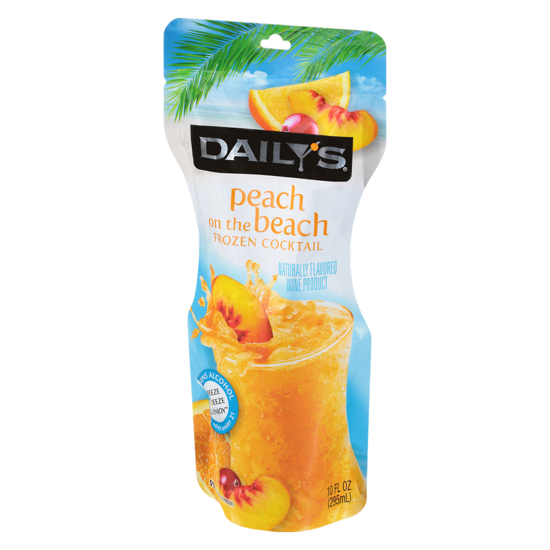 Daily's Frozen Peach On The Beach Daiquiri 10oz Pouch