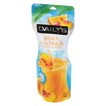 Daily's Frozen Peach On The Beach Daiquiri 10oz Pouch