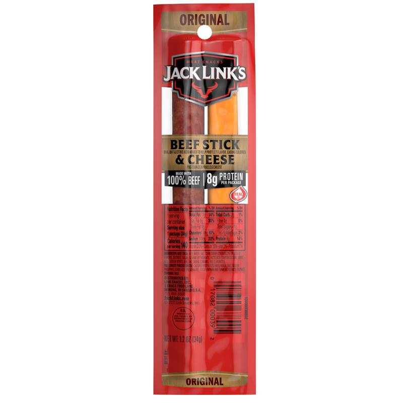Jack Link's Original Beef Dried Meat & Cheese 1.2oz