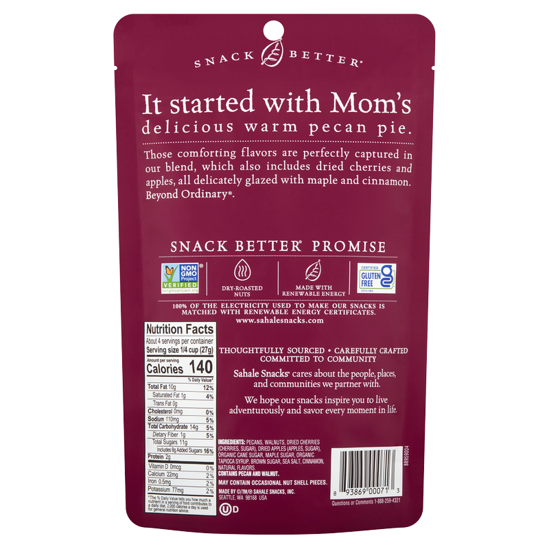 Sahale Maple Glazed Pecans Mix 4oz