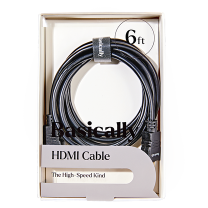 Basically 6' High Speed HDMI Cable with Ethernet