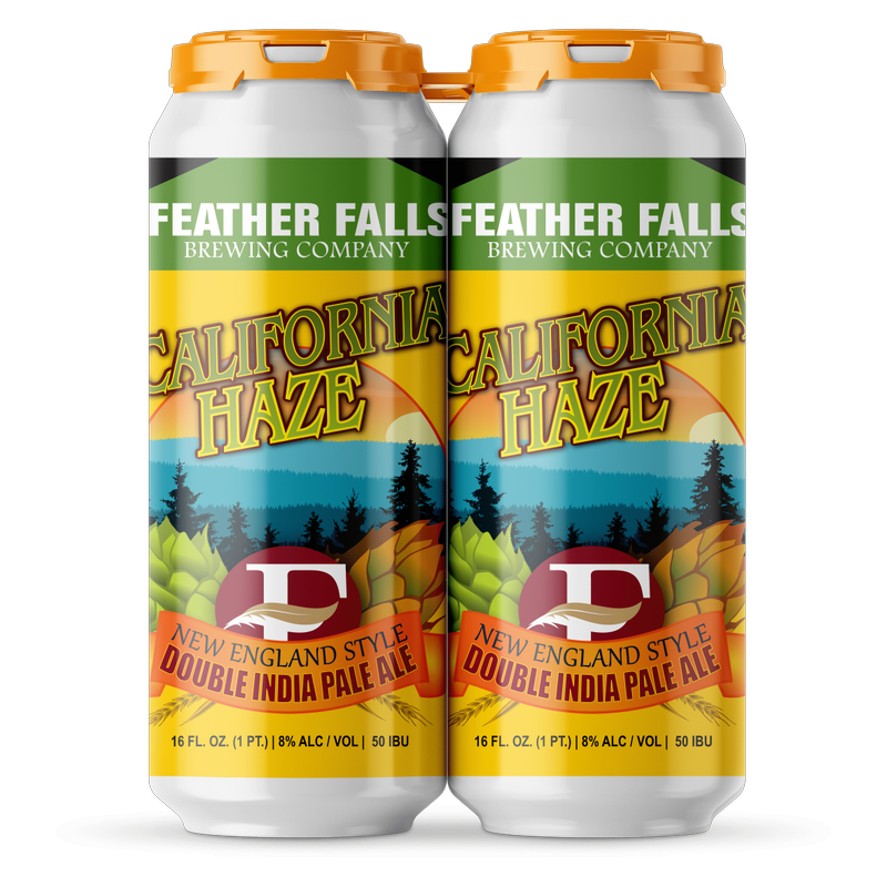 Feather Falls California Haze Double IPA 4pk 16oz Can