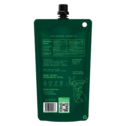 Filthy Olive Brine Pouch 8oz Pouch