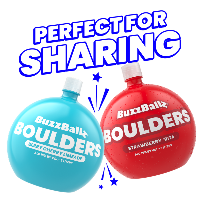 BuzzBallz Boulders Strawberry Rita 3L Bottle