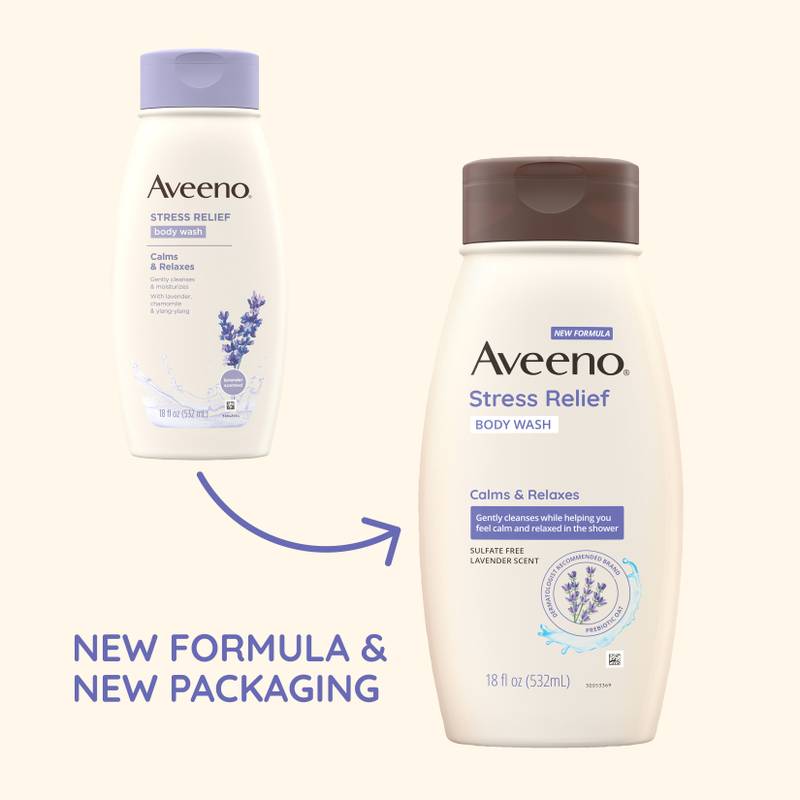 Aveeno Stress Relief Body Wash 12oz