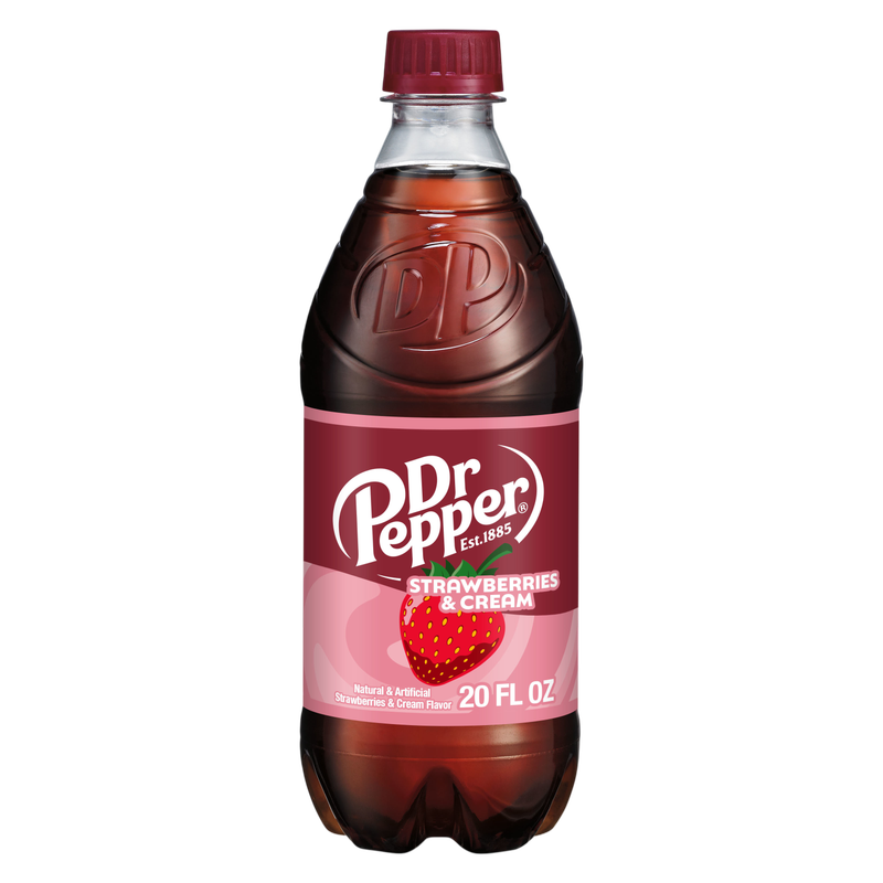 Dr Pepper Strawberries and Cream 20oz Btl