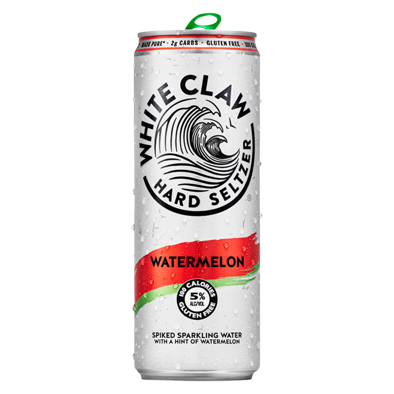 White Claw Hard Seltzer Watermelon 6pk 12oz Can 5.0% ABV - White White Claw Hard Seltzer Watermelon 6pk 12oz Can 5.0% ABV - White