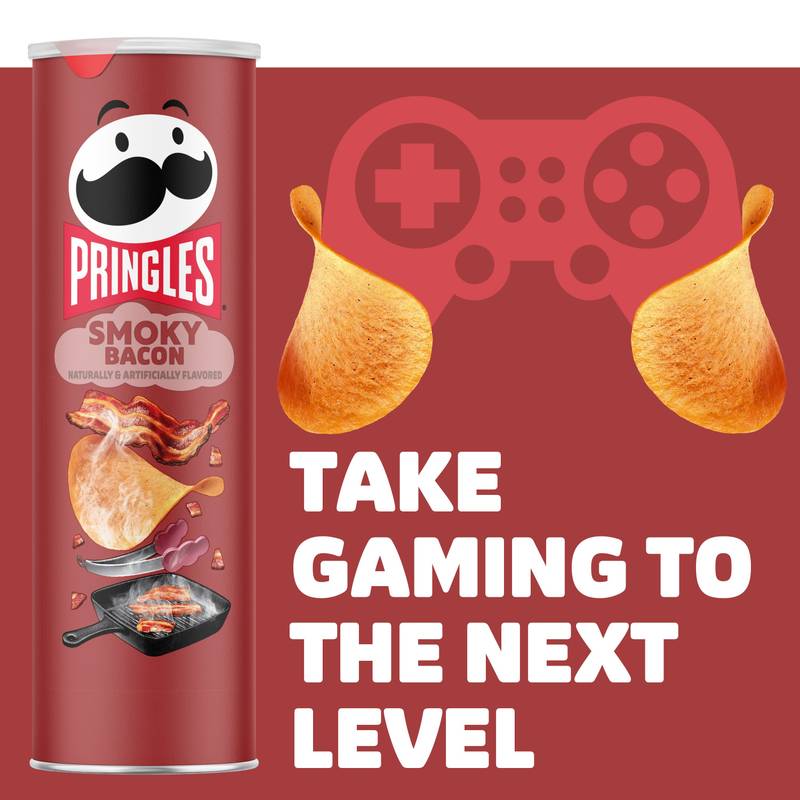 Pringles Smoky Bacon, 5.5 oz