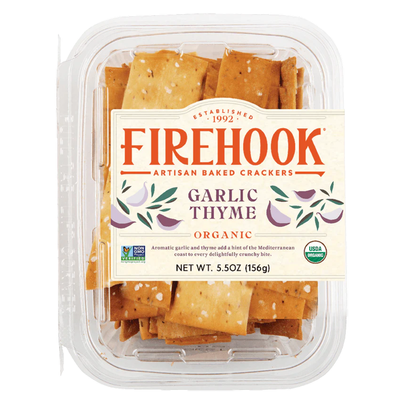 Firehook Crackers Garlic Thyme 5.5oz