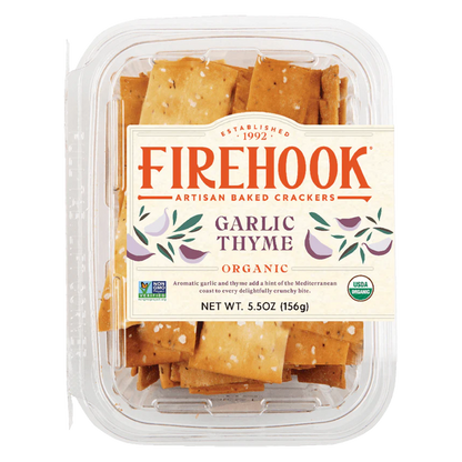 Firehook Crackers Garlic Thyme 5.5oz