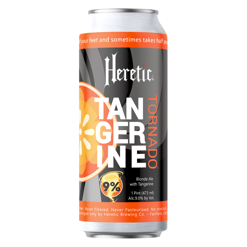 Heretic Brewing Tangerine Tornado 4pk 16oz Can - Heretic – BevMo! Heretic Brewing Tangerine Tornado 4pk 16oz Can - Heretic – BevMo!