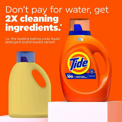 Tide Liquid Laundry Detergent, Original, 63 fl oz, 48 Loads