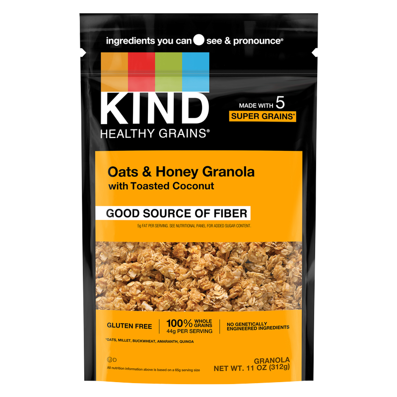 KIND Healthy Grains Granola Oats & Honey with Toasted Coconut 11oz
