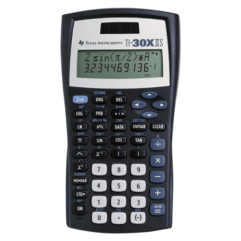Texas Instruments TI-30Xa 10-Digit Scientific Calculator Black
