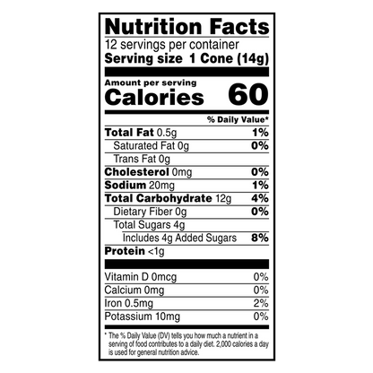 Keebler Waffle Cone 12ct 5oz