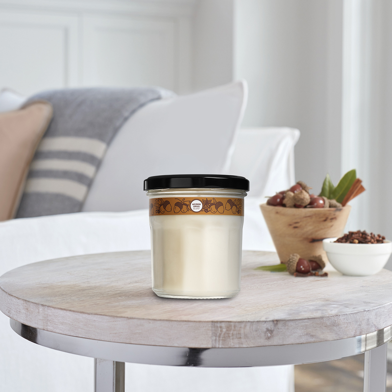 Mrs. Meyer's Clean Day Scented Soy Candle in Acorn Spice 7.2 Ounce Candle
