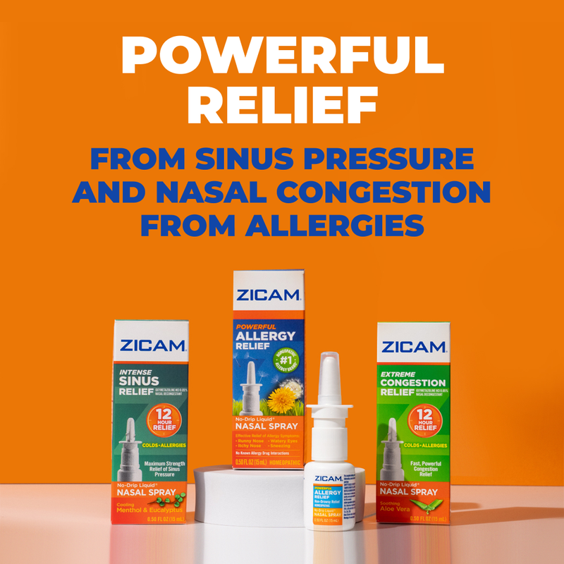 Zicam Extreme Congestion Relief No-Drip Nasal Spray with Soothing Aloe Vera, 0.5oz