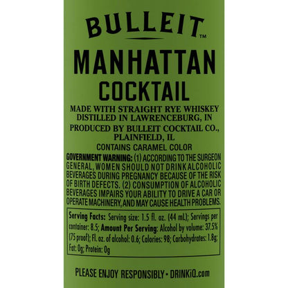 Bulleit Manhattan Cocktail 375ml