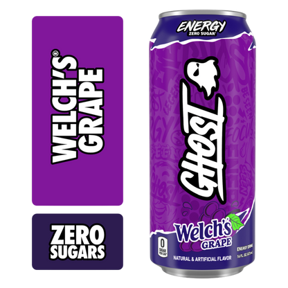 GHOST ENERGY Welch's Grape 16oz Can