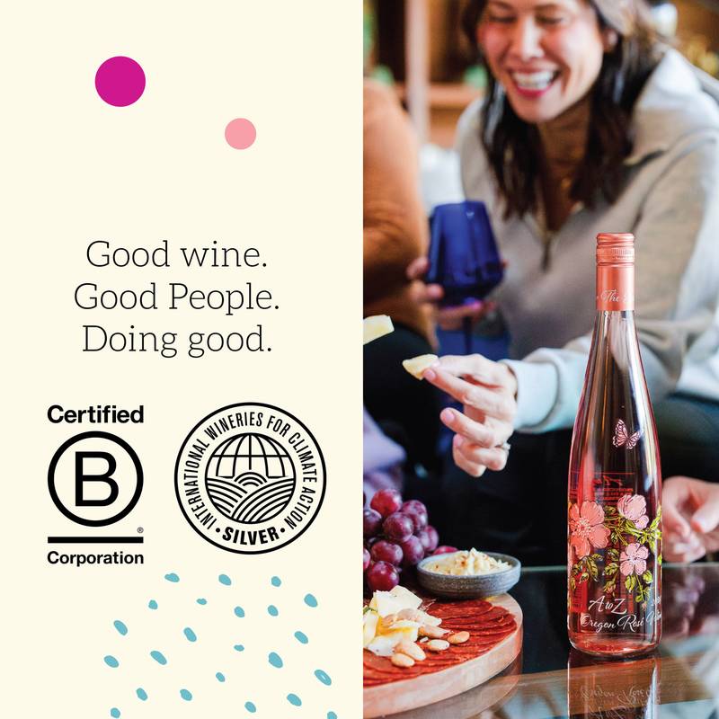 A to Z Wineworks Oregon Rosé Wine, 750 mL Bottle - A to Z – BevMo!