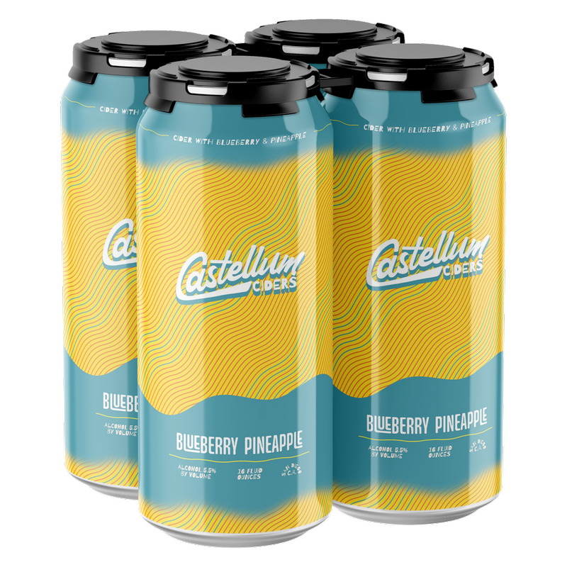 Castellum Ciders Blueberry Pineapple 4pk 16oz Can