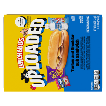 Lunchables Uploaded Turkey and Cheddar Sub Sandwich - 15oz