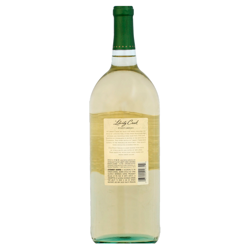 Liberty Creek Pinot Grigio 1.5L - Liberty Creek – BevMo!