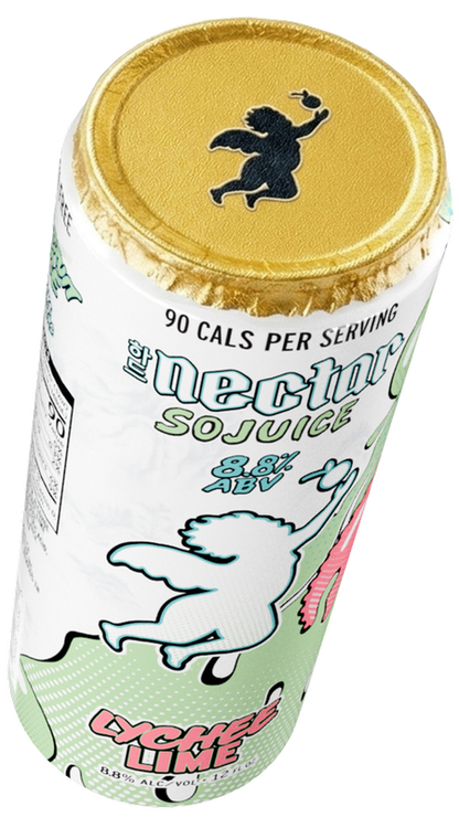 Nectar Sojuice Lychee Lime 12oz Can