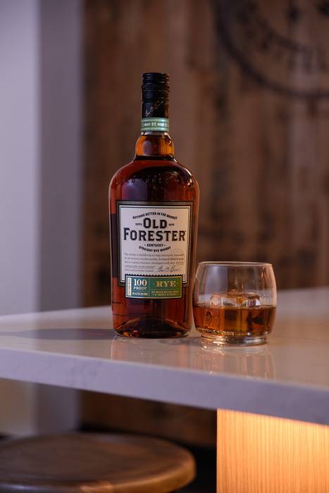 Old Forester Kentucky Straight Rye Whisky, 750 mL Bottle, 100