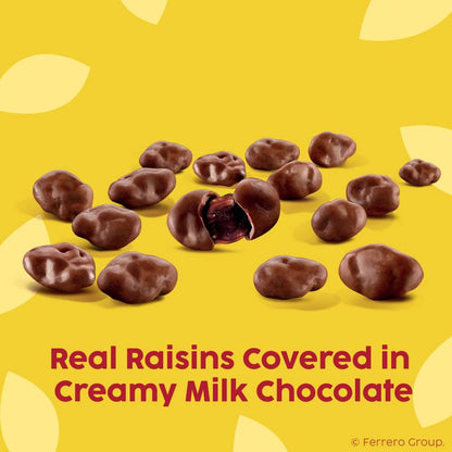Raisinets Milk-Chocolate-Covered California Raisins, Movie Theater Candy Box, 3.1 oz