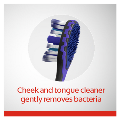 Colgate 360 Floss Tip Advanced Medium Toothbrush 2ct