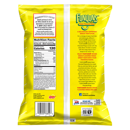 Funyuns Onion Flavored Rings 5.25oz
