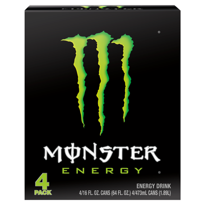 Monster Energy Green 4pk 16oz Can