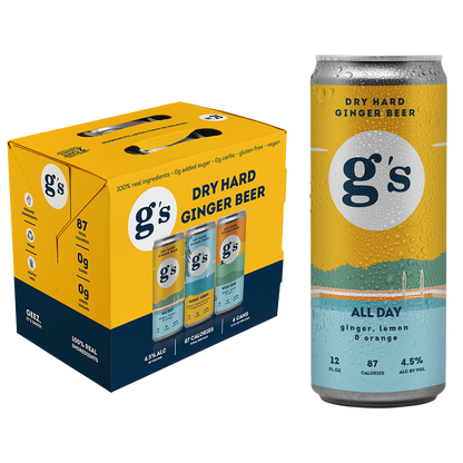 G's Hard Ginger Beer Variety Pack (6PKC 12 OZ)