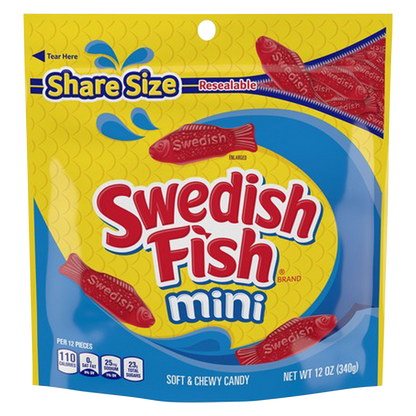 Swedish Fish Red Soft & Chewy Candy 12oz