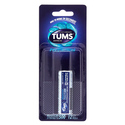 Tums Peppermint 1 Roll