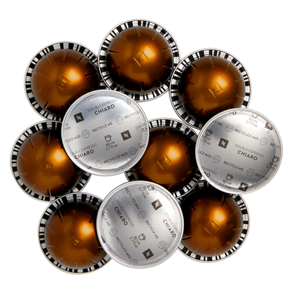 Nespresso Vertuo Double Espresso Chiaro Capsules 10ct 2.7oz
