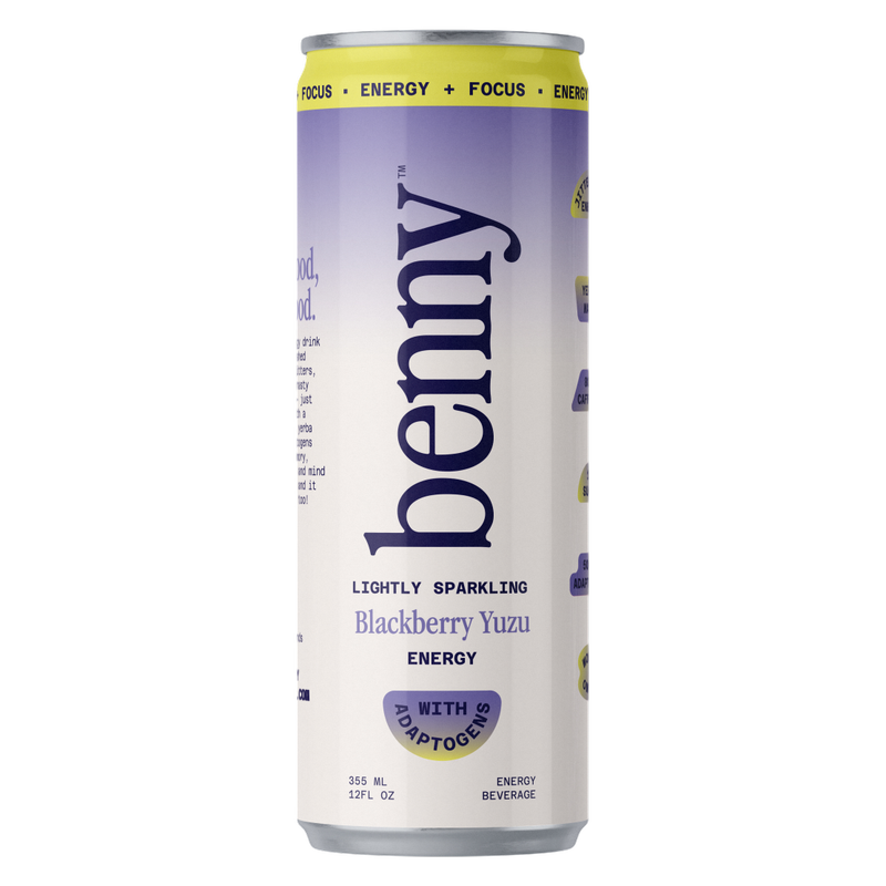 Benny Everyday Energy Blackberry Yuzu 12oz Can