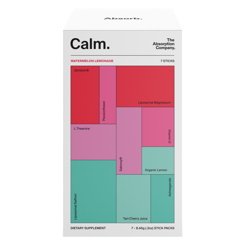 The Absorption Company, Calm Drink Mix,  7-Stick Box
