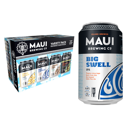 Maui Brewing Variety Pack 12pk 12oz Can - Maui Brewing – BevMo!