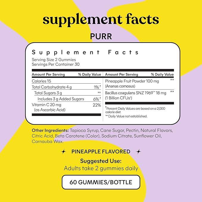 Lemme Purr Gummies 60ct