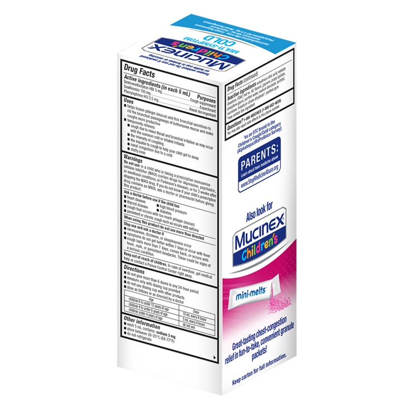 Mucinex Children's Multi-Symptom Liquid - Cold Very Berry 4oz