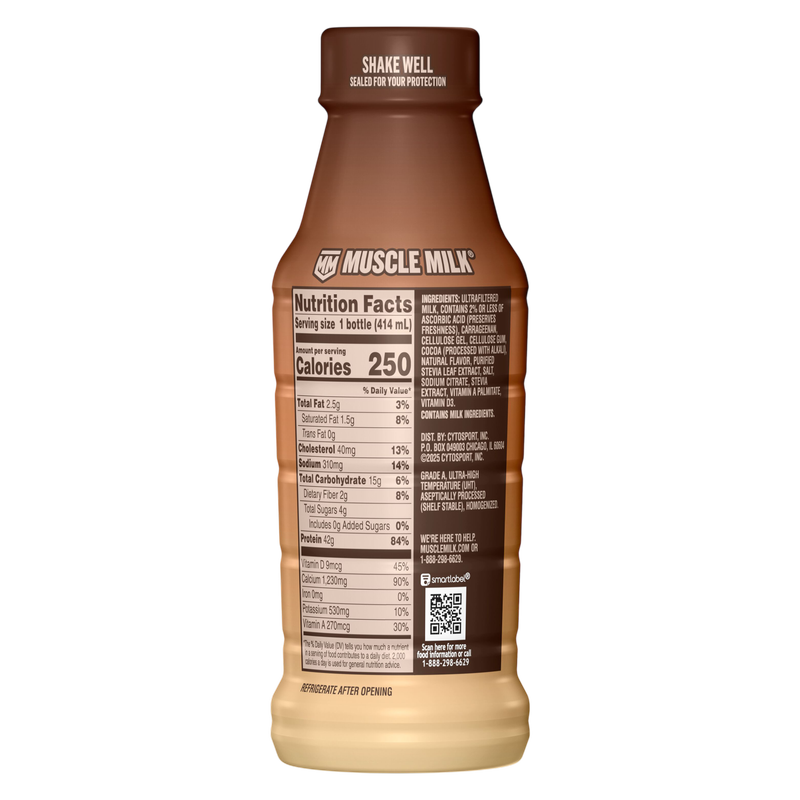 Muscle Milk PRO Milk Chocolate High Protein Shake with Ultra-Filtered 14oz Btl