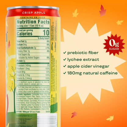 Bloom Energy Apple Crisp 12oz Can